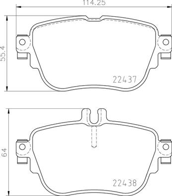 Remblokset Brembo P 50 136