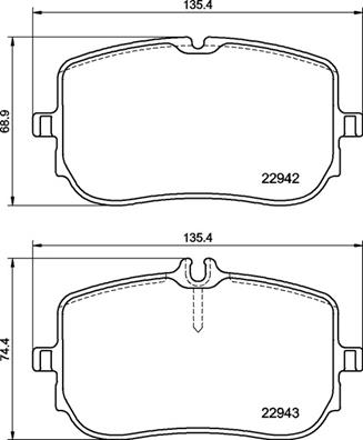 Remblokset Brembo P 50 157