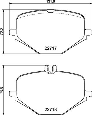 Remblokset Brembo P 50 167