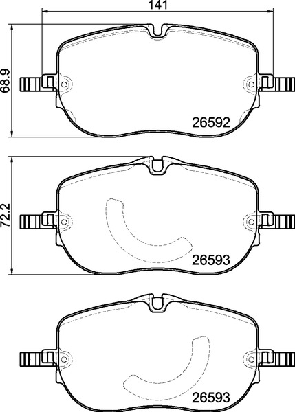 Remblokset Brembo P 50 173