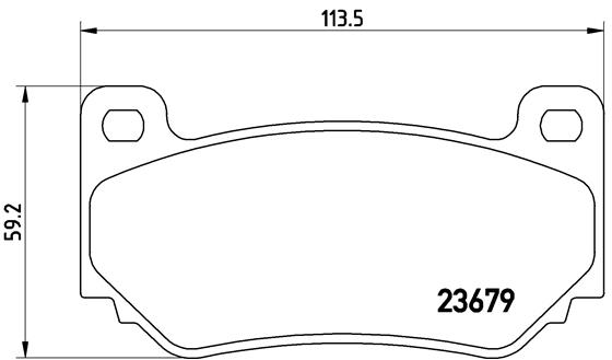 Remblokset Brembo P 52 018