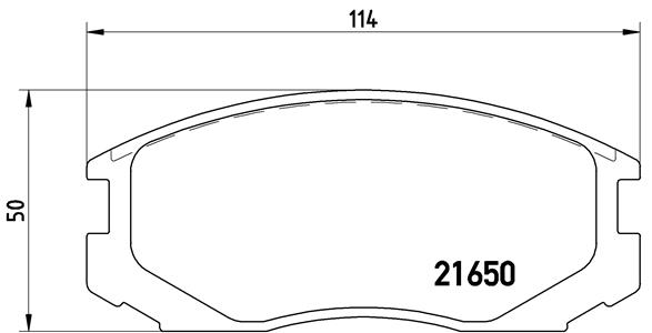 Remblokset Brembo P 54 015