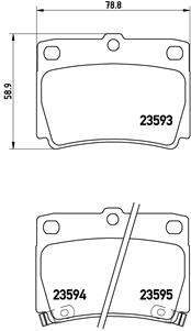 Remblokset Brembo P 54 026