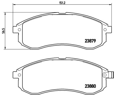 Remblokset Brembo P 54 033