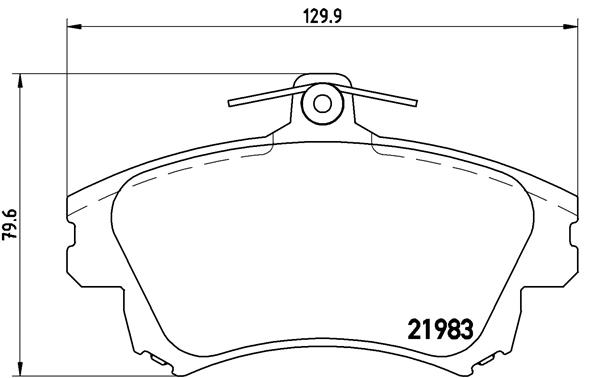 Remblokset Brembo P 54 036