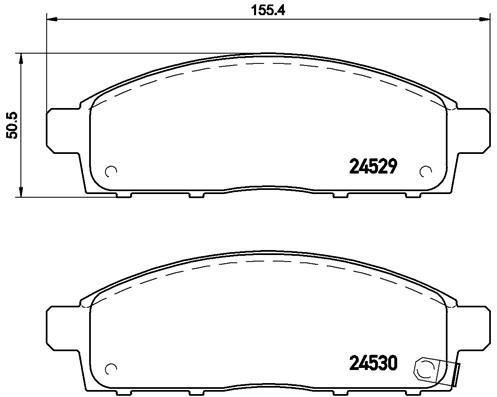 Remblokset Brembo P 54 038