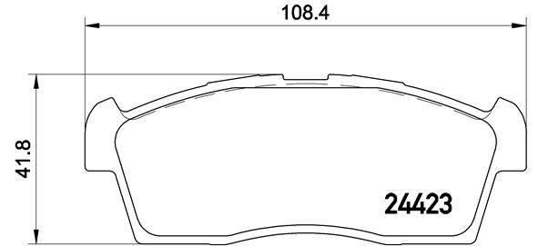 Remblokset Brembo P 54 049