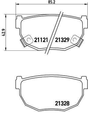 Remblokset Brembo P 56 010