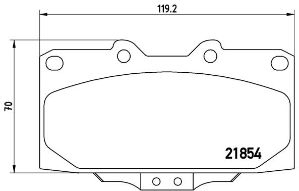 Remblokset Brembo P 56 034