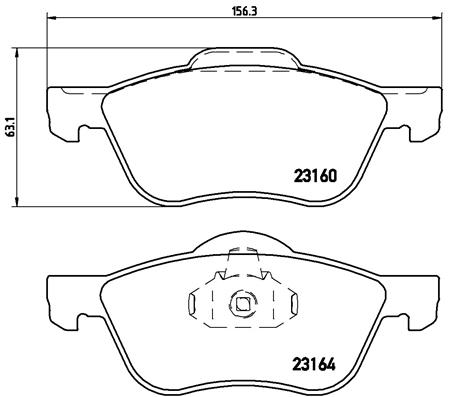 Remblokset Brembo P 56 037