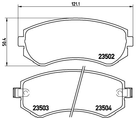 Remblokset Brembo P 56 039