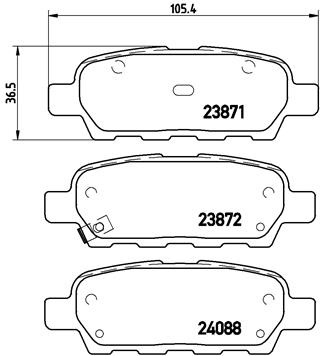 Remblokset Brembo P 56 046