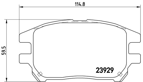 Remblokset Brembo P 56 050