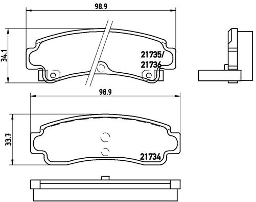 Remblokset Brembo P 56 063