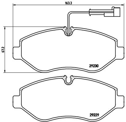 Remblokset Brembo P 56 066