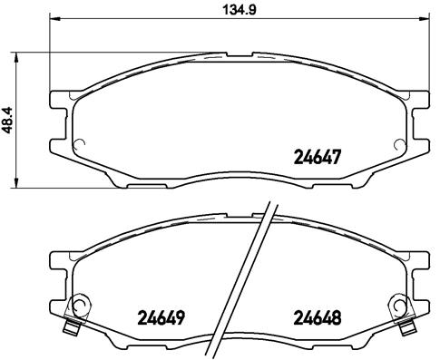 Remblokset Brembo P 56 083