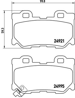 Remblokset Brembo P 56 095