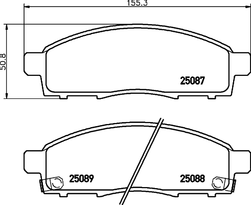 Remblokset Brembo P 56 102