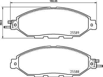 Remblokset Brembo P 56 107