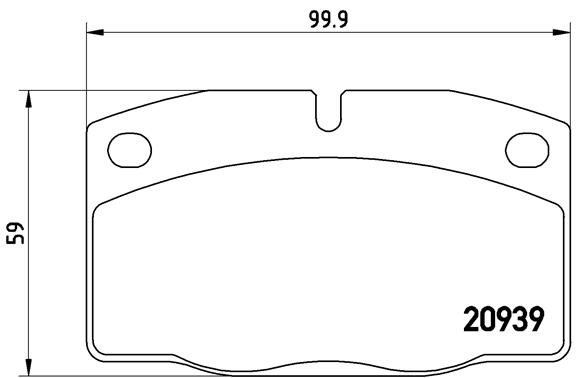 Remblokset Brembo P 59 005