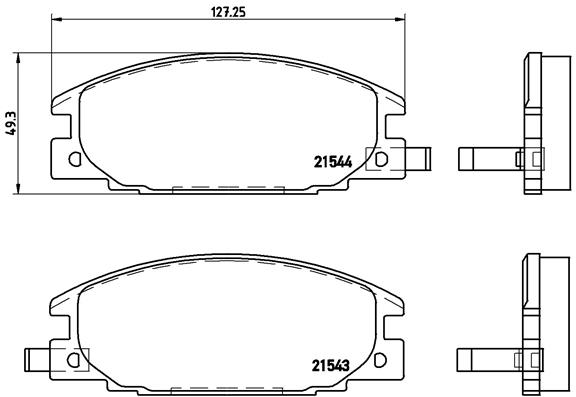 Remblokset Brembo P 59 015