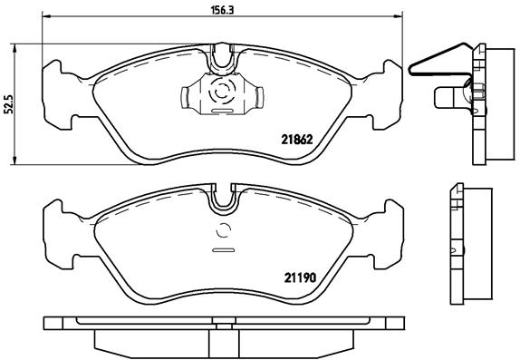 Remblokset Brembo P 59 017