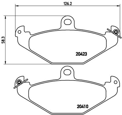 Remblokset Brembo P 59 026