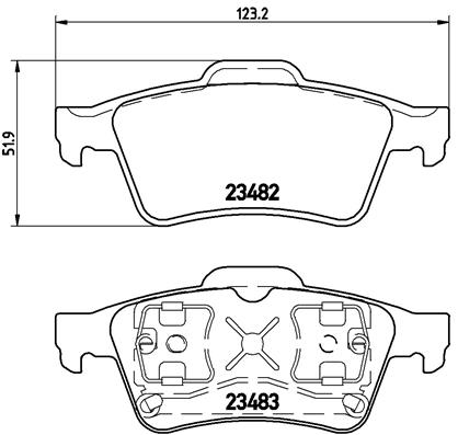 Remblokset Brembo P 59 044