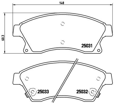 Remblokset Brembo P 59 076