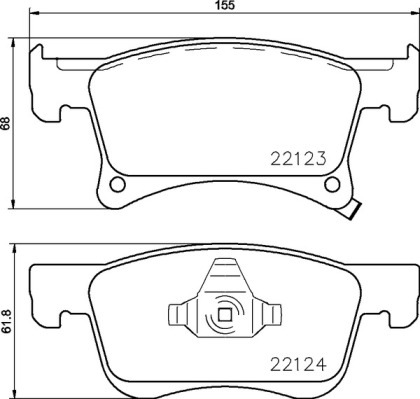 Remblokset Brembo P 59 083