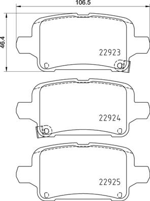 Remblokset Brembo P 59 095