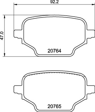 Remblokset Brembo P 59 098