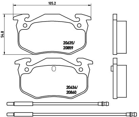 Remblokset Brembo P 61 029