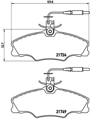 Remblokset Brembo P 61 056