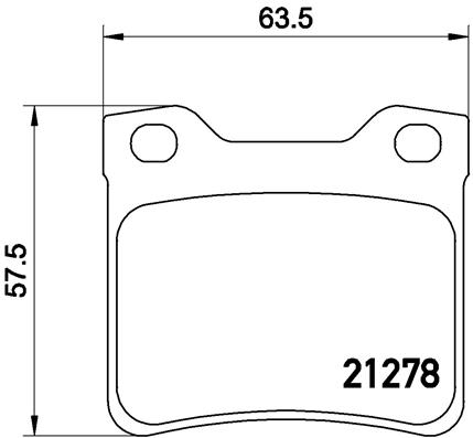 Remblokset Brembo P 61 058