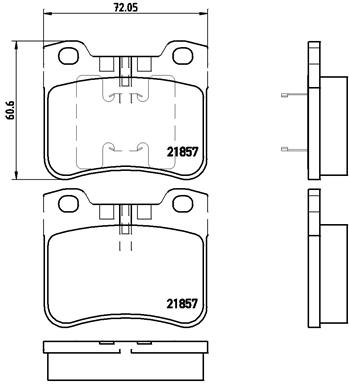 Remblokset Brembo P 61 059