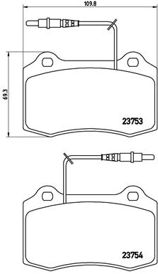 Remblokset Brembo P 61 064