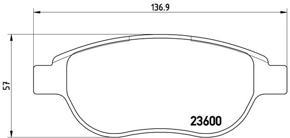 Remblokset Brembo P 61 068