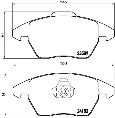 Remblokset Brembo P 61 076