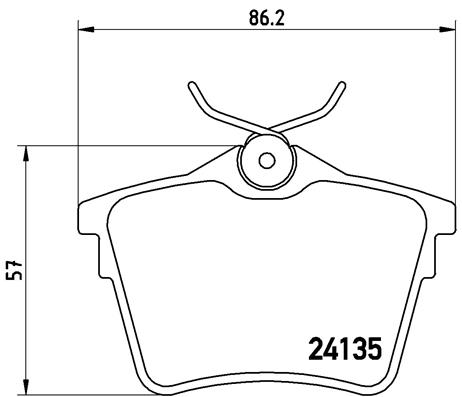 Remblokset Brembo P 61 079