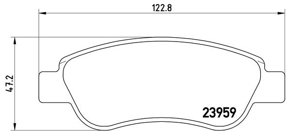 Remblokset Brembo P 61 081