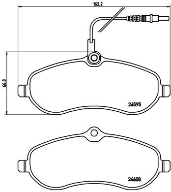 Remblokset Brembo P 61 096