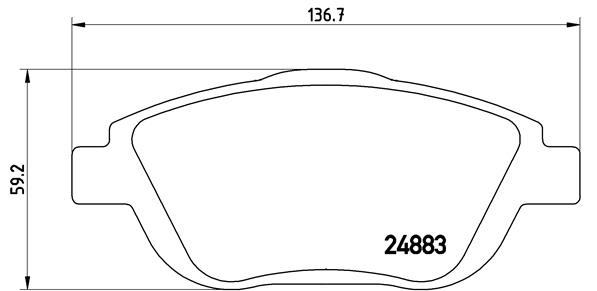 Remblokset Brembo P 61 103