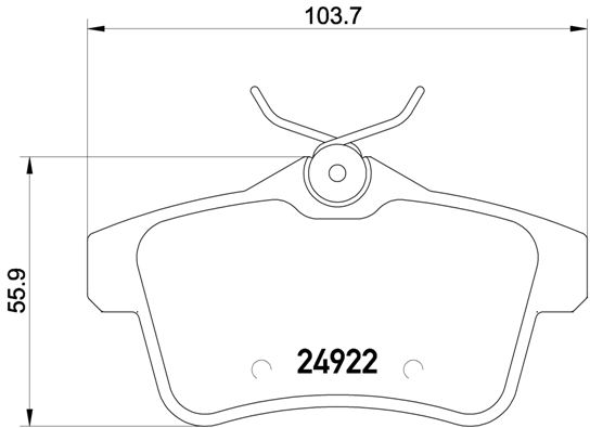 Remblokset Brembo P 61 114