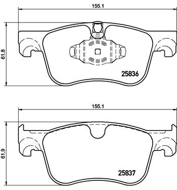 Remblokset Brembo P 61 116