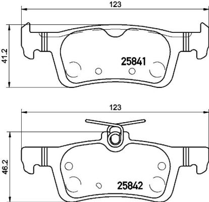 Remblokset Brembo P 61 121