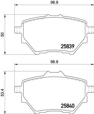 Remblokset Brembo P 61 122