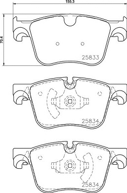 Remblokset Brembo P 61 127