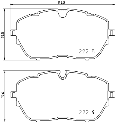 Remblokset Brembo P 61 128