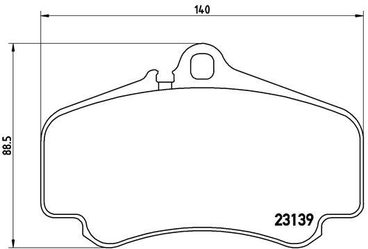 Remblokset Brembo P 65 011